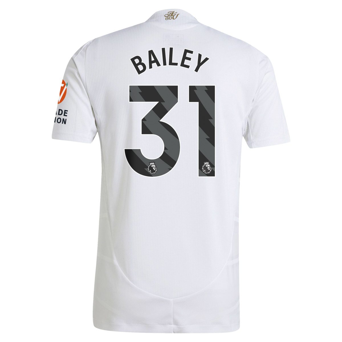 Aston Villa Shirts - aston villa adidas away authentic shirt 2024-25 with bailey 31 printing Collection of Official Fan Gear