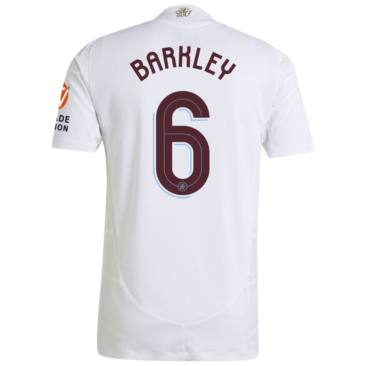Aston Villa Shirts - aston villa adidas away authentic shirt 2024-25 with barkley 6 cup printing Collection of Official Fan Gear