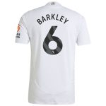 Aston Villa Shirts - aston villa adidas away authentic shirt 2024-25 with barkley 6 printing Collection of Official Fan Gear