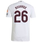 Aston Villa Shirts - aston villa adidas away authentic shirt 2024-25 with bogarde 26 cup printing Collection of Official Fan Gear