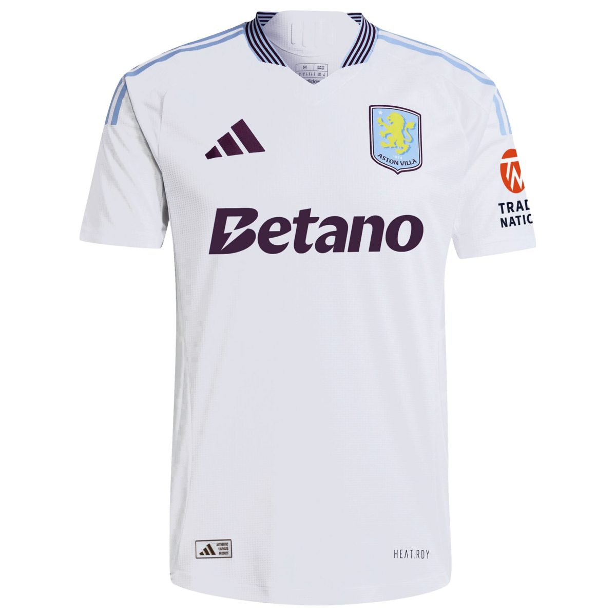 Aston Villa Shirts - aston villa adidas away authentic shirt 2024-25 with bogarde 26 printing Collection of Official Fan Gear