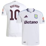 Aston Villa Shirts - aston villa adidas away authentic shirt 2024-25 with buendia 10 cup printing Collection of Official Fan Gear