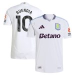 Aston Villa Shirts - aston villa adidas away authentic shirt 2024-25 with buendia 10 printing Collection of Official Fan Gear