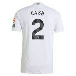 Aston Villa Shirts - aston villa adidas away authentic shirt 2024-25 with cash 2 printing Collection of Official Fan Gear