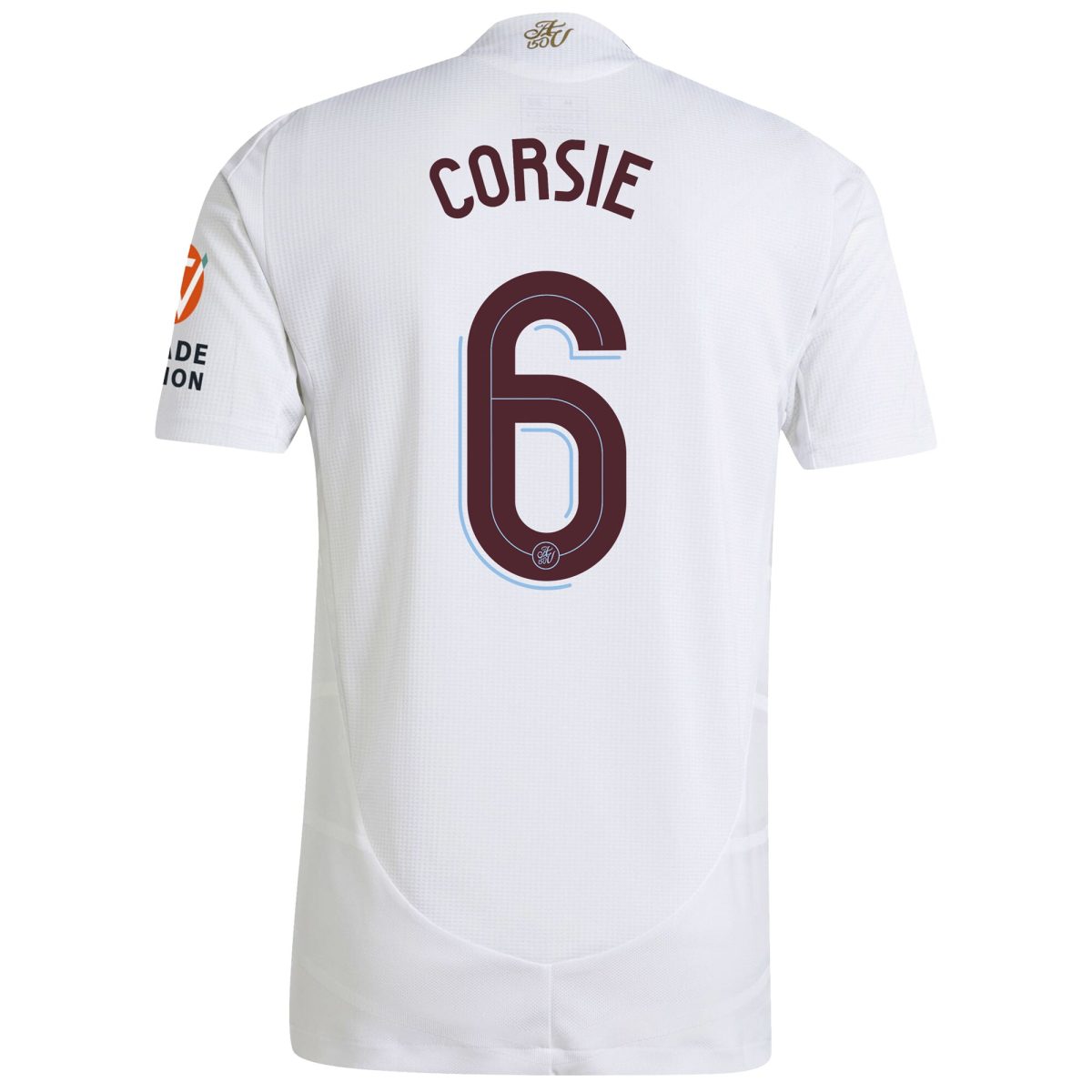 Aston Villa Shirts - aston villa adidas away authentic shirt 2024-25 with corsie 6 cup printing Collection of Official Fan Gear