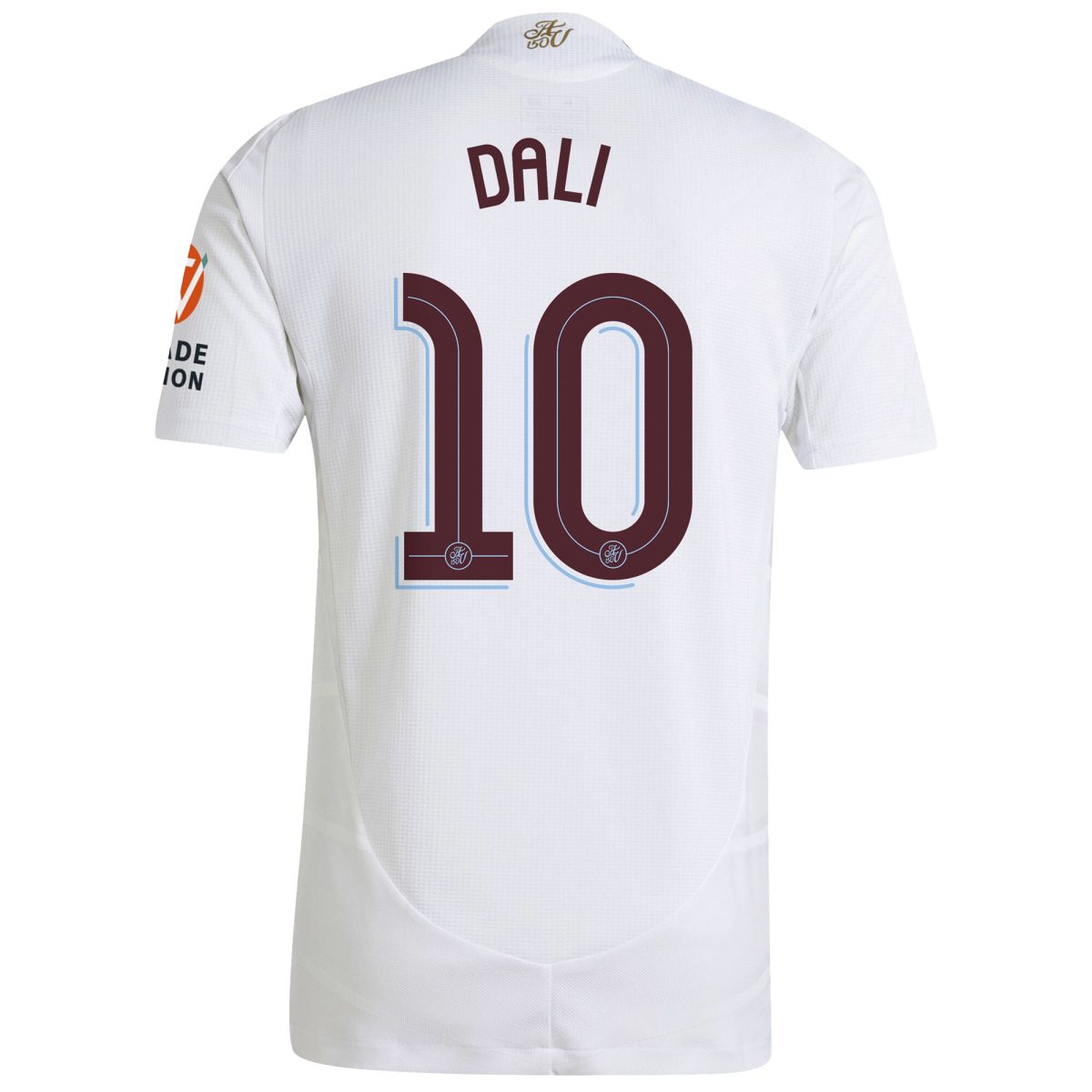 Aston Villa Shirts - aston villa adidas away authentic shirt 2024-25 with dali 10 cup printing Collection of Official Fan Gear