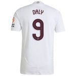 Aston Villa Shirts - aston villa adidas away authentic shirt 2024-25 with daly 9 cup printing Collection of Official Fan Gear