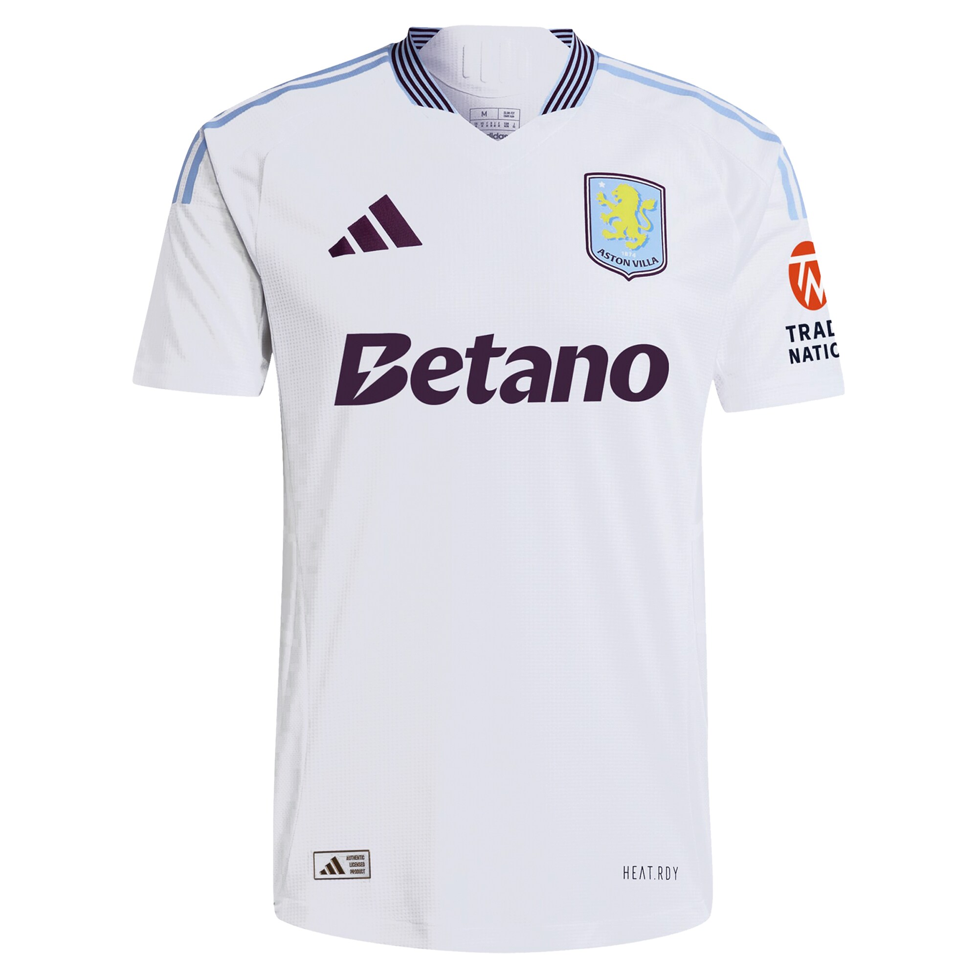 Aston Villa Shirts - aston villa adidas away authentic shirt 2024-25 with diego carlos 3 printing Collection of Official Fan Gear