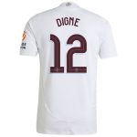 Aston Villa Shirts - aston villa adidas away authentic shirt 2024-25 with digne 12 cup printing Collection of Official Fan Gear