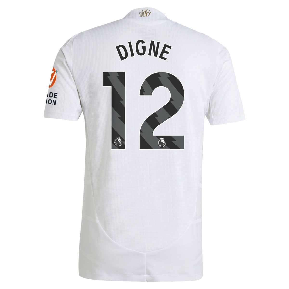 Aston Villa Shirts - aston villa adidas away authentic shirt 2024-25 with digne 12 printing Collection of Official Fan Gear