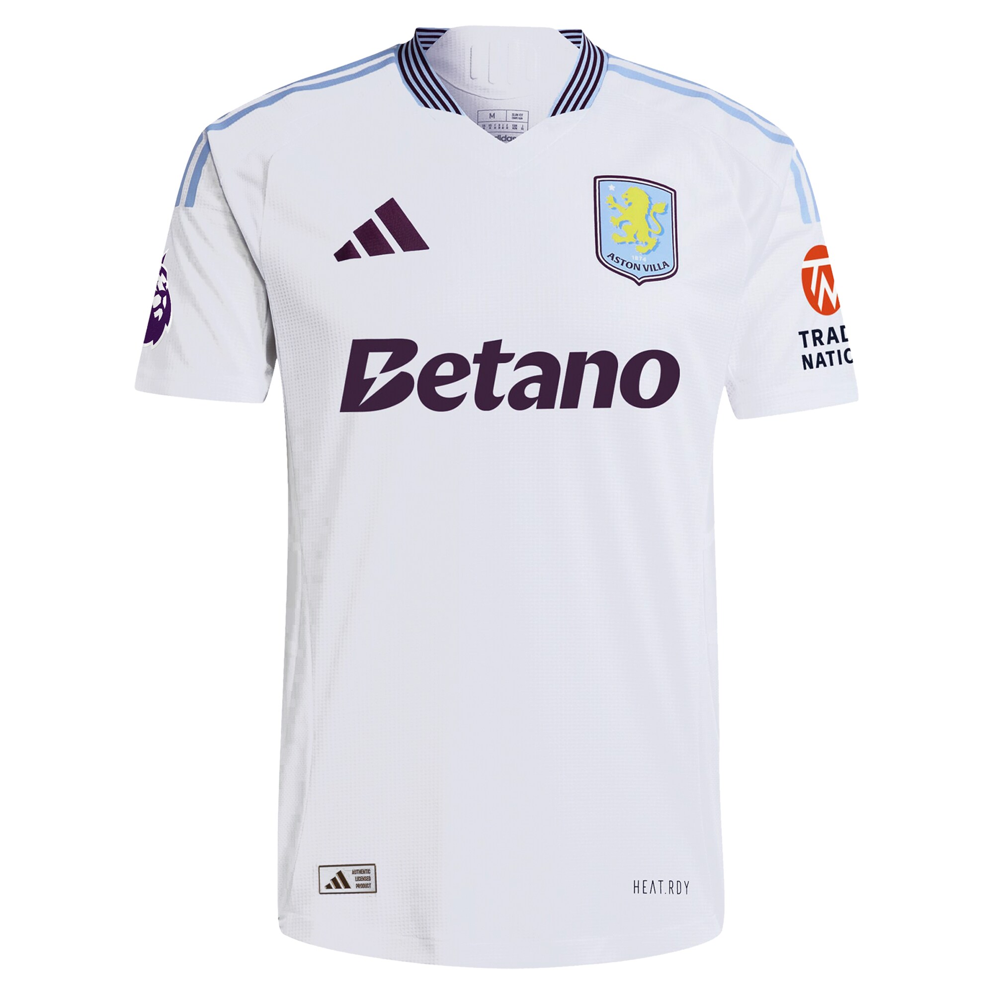 Aston Villa Shirts - aston villa adidas away authentic shirt 2024-25 with gabi nunes 28 cup printing Collection of Official Fan Gear