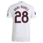 Aston Villa Shirts - aston villa adidas away authentic shirt 2024-25 with gabi nunes 28 cup printing Collection of Official Fan Gear