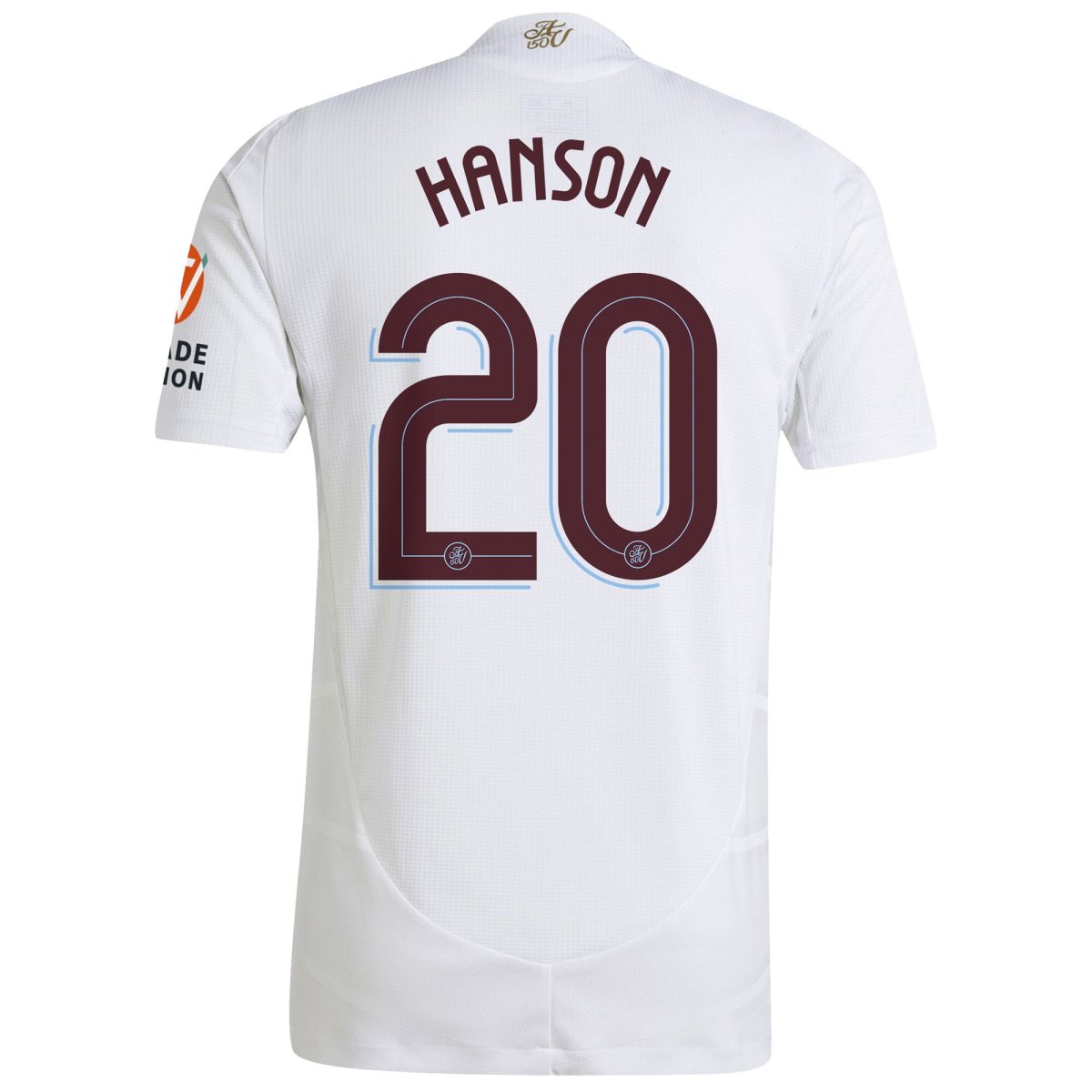 Aston Villa Shirts - aston villa adidas away authentic shirt 2024-25 with hanson 20 cup printing Collection of Official Fan Gear
