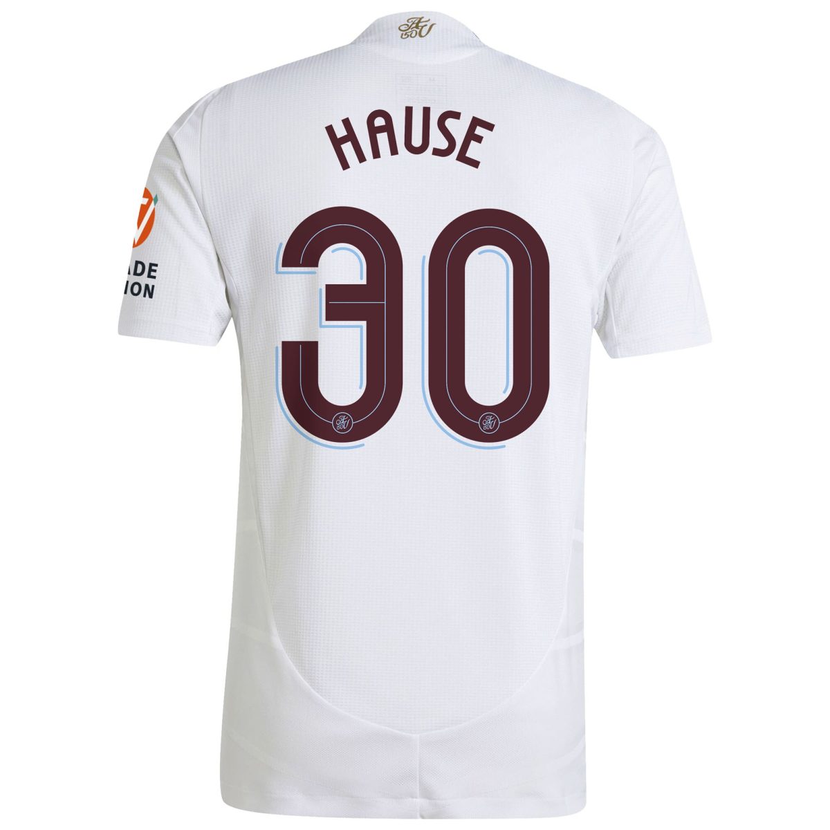 Aston Villa Shirts - aston villa adidas away authentic shirt 2024-25 with hause 30 cup printing Collection of Official Fan Gear