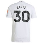 Aston Villa Shirts - aston villa adidas away authentic shirt 2024-25 with hause 30 printing Collection of Official Fan Gear