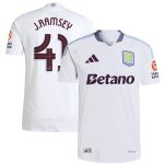 Aston Villa Shirts - aston villa adidas away authentic shirt 2024-25 with j. ramsey 41 cup printing Collection of Official Fan Gear