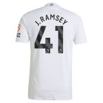 Aston Villa Shirts - aston villa adidas away authentic shirt 2024-25 with j. ramsey 41 printing Collection of Official Fan Gear