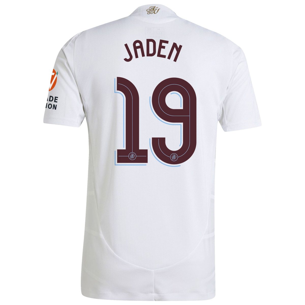 Aston Villa Shirts - aston villa adidas away authentic shirt 2024-25 with jaden 19 cup printing Collection of Official Fan Gear