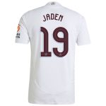Aston Villa Shirts - aston villa adidas away authentic shirt 2024-25 with jaden 19 cup printing Collection of Official Fan Gear