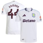 Aston Villa Shirts - aston villa adidas away authentic shirt 2024-25 with kamara 44 cup printing Collection of Official Fan Gear