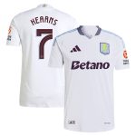 Aston Villa Shirts - aston villa adidas away authentic shirt 2024-25 with kearns 7 cup printing Collection of Official Fan Gear