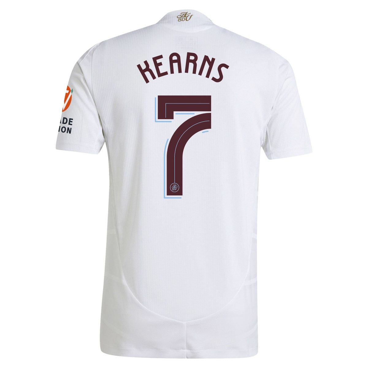 Aston Villa Shirts - aston villa adidas away authentic shirt 2024-25 with kearns 7 cup printing Collection of Official Fan Gear