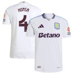 Aston Villa Shirts - aston villa adidas away authentic shirt 2024-25 with konsa 4 cup printing Collection of Official Fan Gear