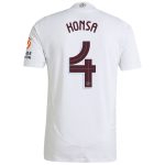 Aston Villa Shirts - aston villa adidas away authentic shirt 2024-25 with konsa 4 cup printing Collection of Official Fan Gear