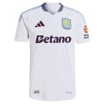 Aston Villa Shirts - aston villa adidas away authentic shirt 2024-25 with konsa 4 printing Collection of Official Fan Gear