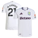 Aston Villa Shirts - aston villa adidas away authentic shirt 2024-25 with m.asensio 21 printing Collection of Official Fan Gear