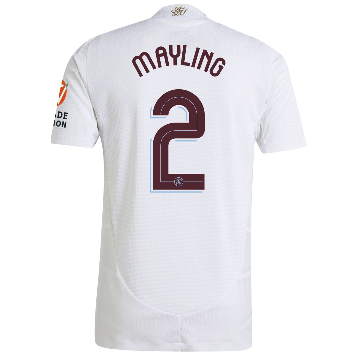 Aston Villa Shirts - aston villa adidas away authentic shirt 2024-25 with mayling 2 cup printing Collection of Official Fan Gear