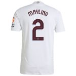 Aston Villa Shirts - aston villa adidas away authentic shirt 2024-25 with mayling 2 cup printing Collection of Official Fan Gear