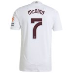 Aston Villa Shirts - aston villa adidas away authentic shirt 2024-25 with mcginn 7 cup printing Collection of Official Fan Gear