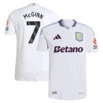 Aston Villa Shirts - aston villa adidas away authentic shirt 2024-25 with mcginn 7 printing Collection of Official Fan Gear
