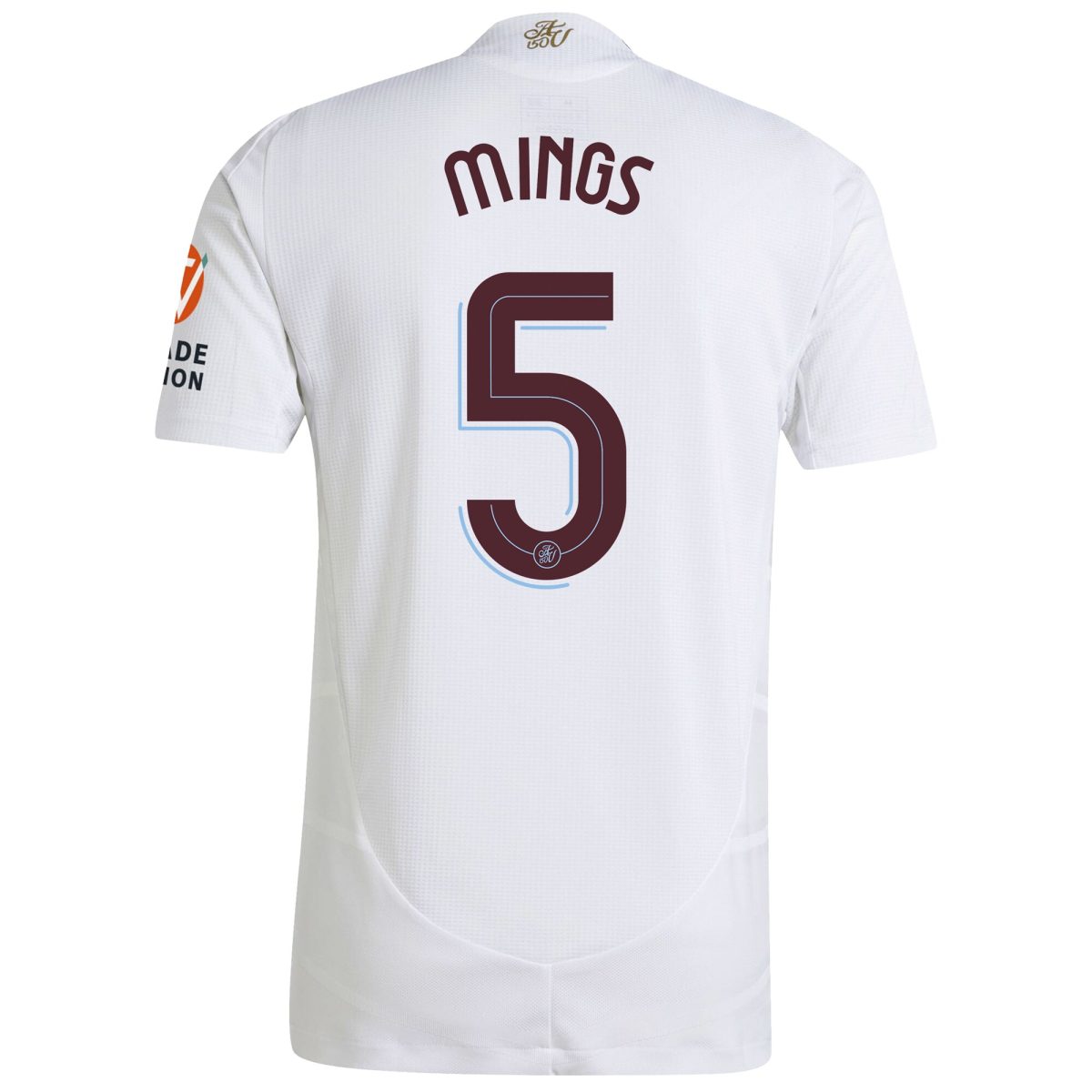 Aston Villa Shirts - aston villa adidas away authentic shirt 2024-25 with mings 5 cup printing Collection of Official Fan Gear