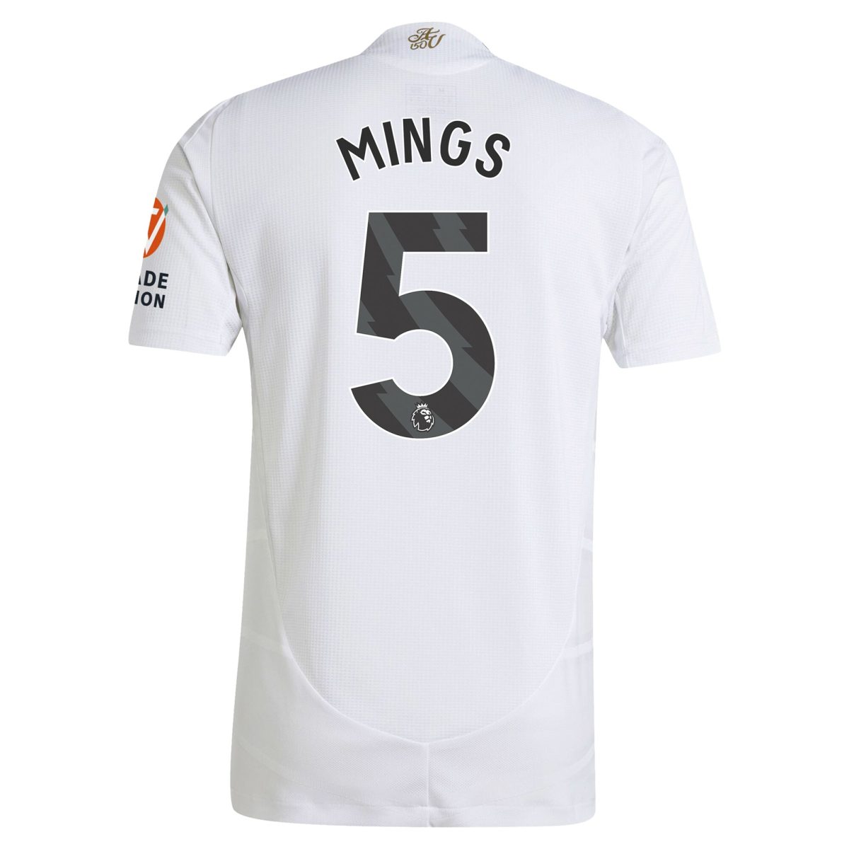 Aston Villa Shirts - aston villa adidas away authentic shirt 2024-25 with mings 5 printing Collection of Official Fan Gear
