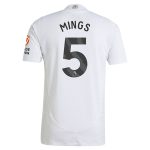 Aston Villa Shirts - aston villa adidas away authentic shirt 2024-25 with mings 5 printing Collection of Official Fan Gear