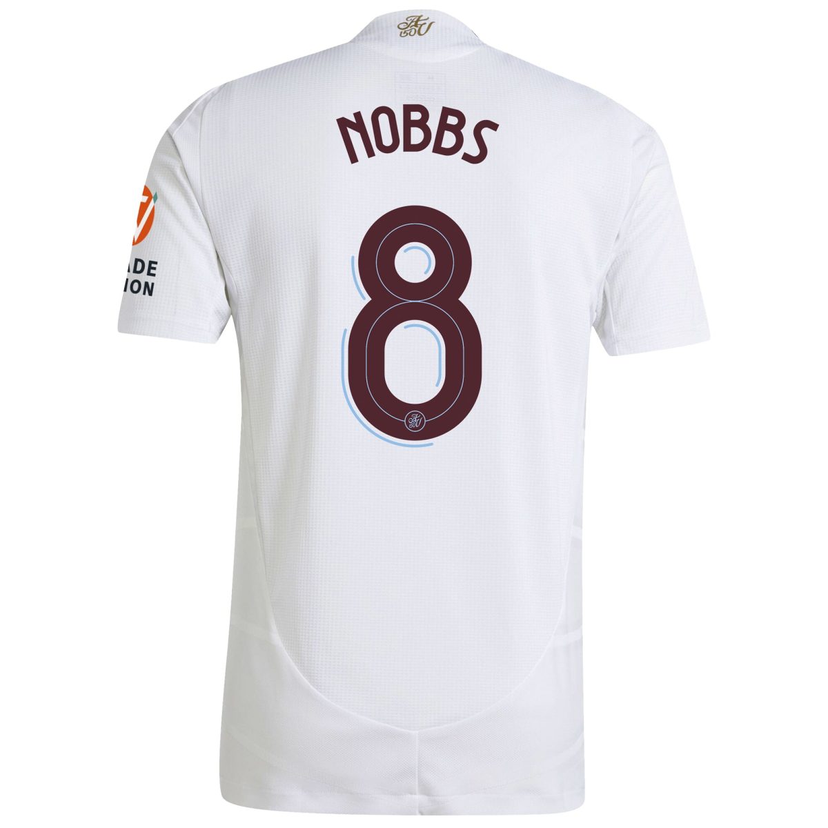 Aston Villa Shirts - aston villa adidas away authentic shirt 2024-25 with nobbs 8 cup printing Collection of Official Fan Gear