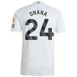 Aston Villa Shirts - aston villa adidas away authentic shirt 2024-25 with onana 24 printing Collection of Official Fan Gear