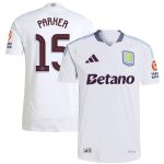 Aston Villa Shirts - aston villa adidas away authentic shirt 2024-25 with parker 15 cup printing Collection of Official Fan Gear