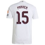 Aston Villa Shirts - aston villa adidas away authentic shirt 2024-25 with parker 15 cup printing Collection of Official Fan Gear