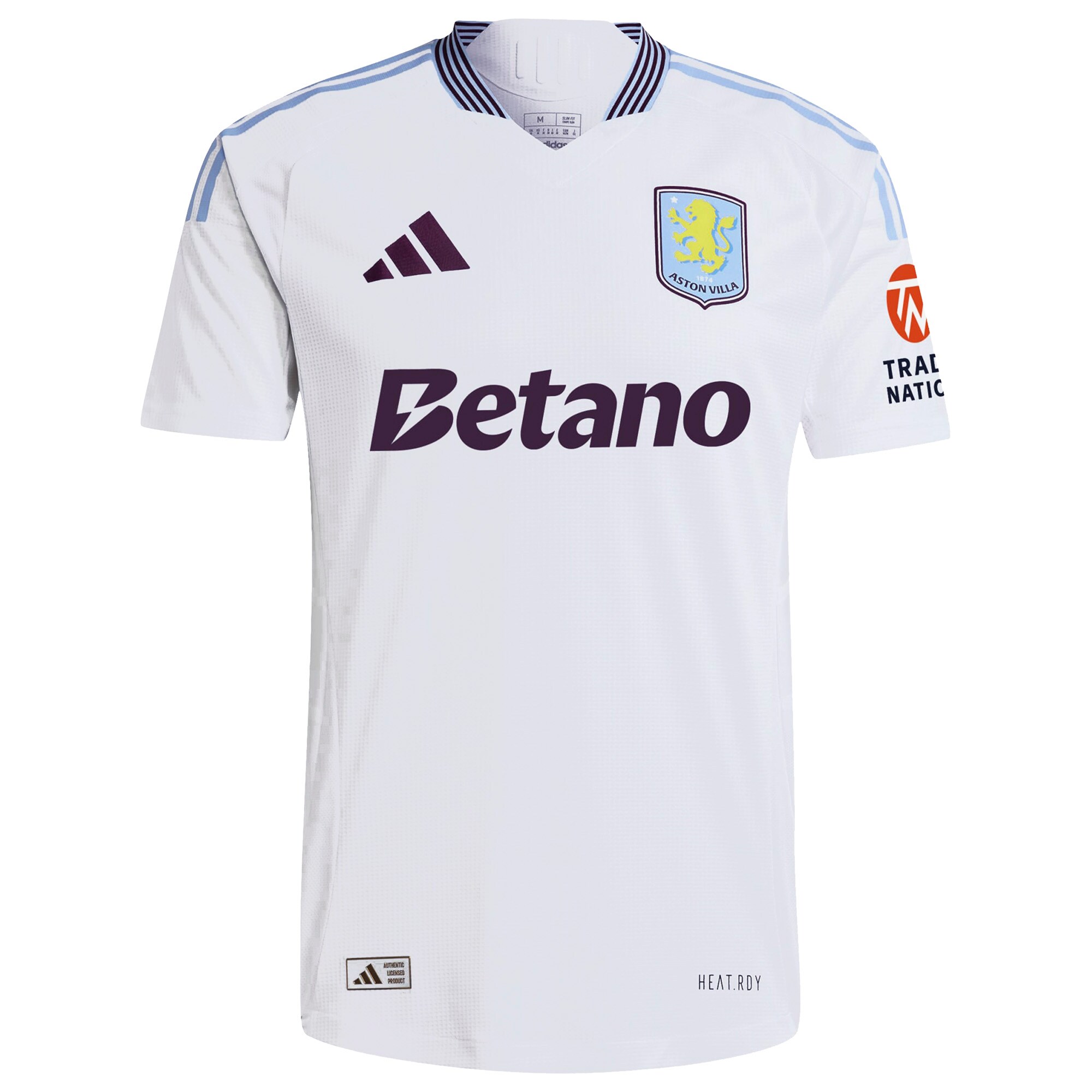 Aston Villa Shirts - aston villa adidas away authentic shirt 2024-25 with rashford 9 printing Collection of Official Fan Gear