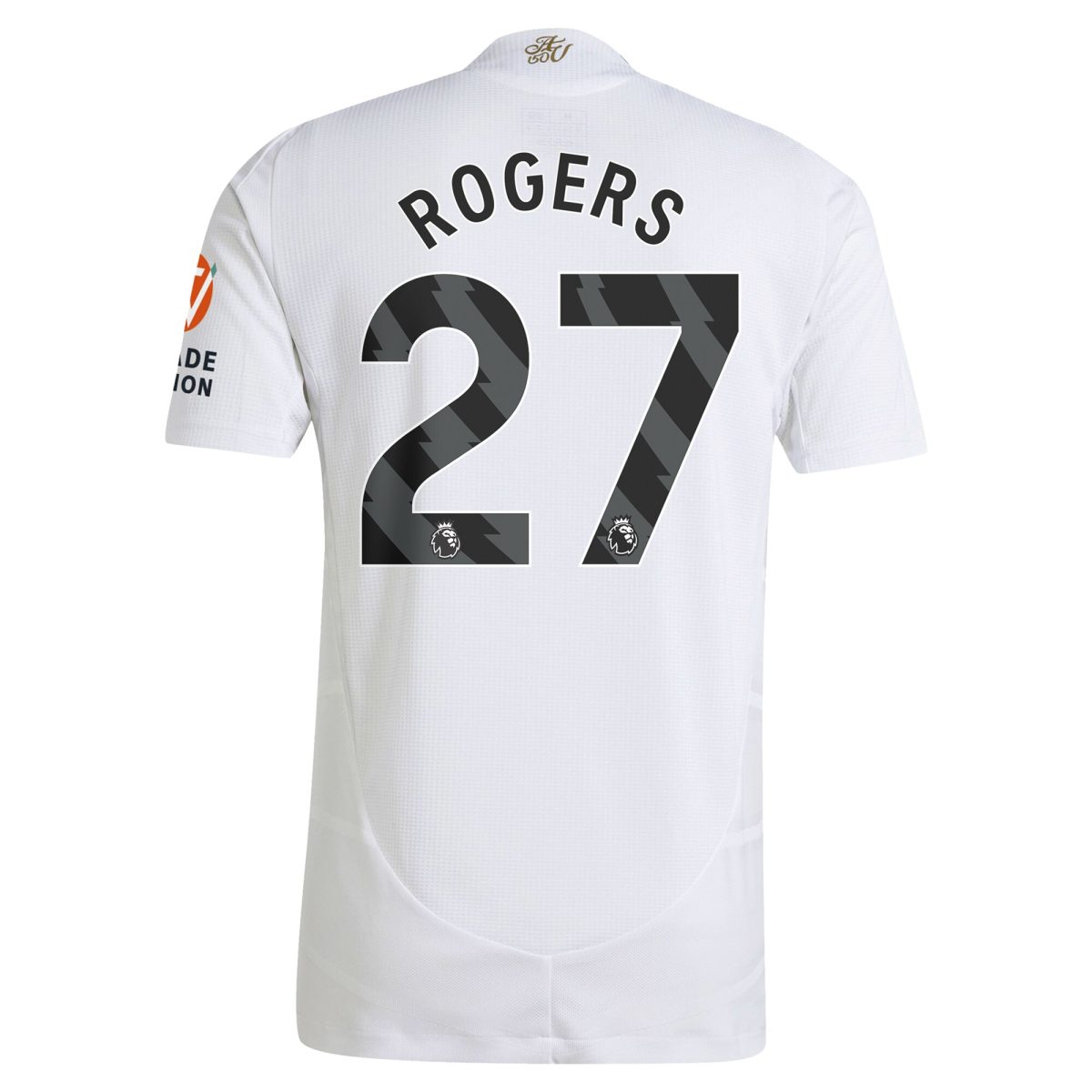 Aston Villa Shirts - aston villa adidas away authentic shirt 2024-25 with rogers 27 printing Collection of Official Fan Gear