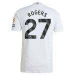Aston Villa Shirts - aston villa adidas away authentic shirt 2024-25 with rogers 27 printing Collection of Official Fan Gear