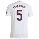 Aston Villa Shirts - aston villa adidas away authentic shirt 2024-25 with staniforth 5 cup printing Collection of Official Fan Gear