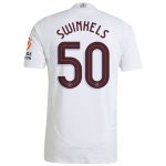 Aston Villa Shirts - aston villa adidas away authentic shirt 2024-25 with swinkels 50 cup printing Collection of Official Fan Gear