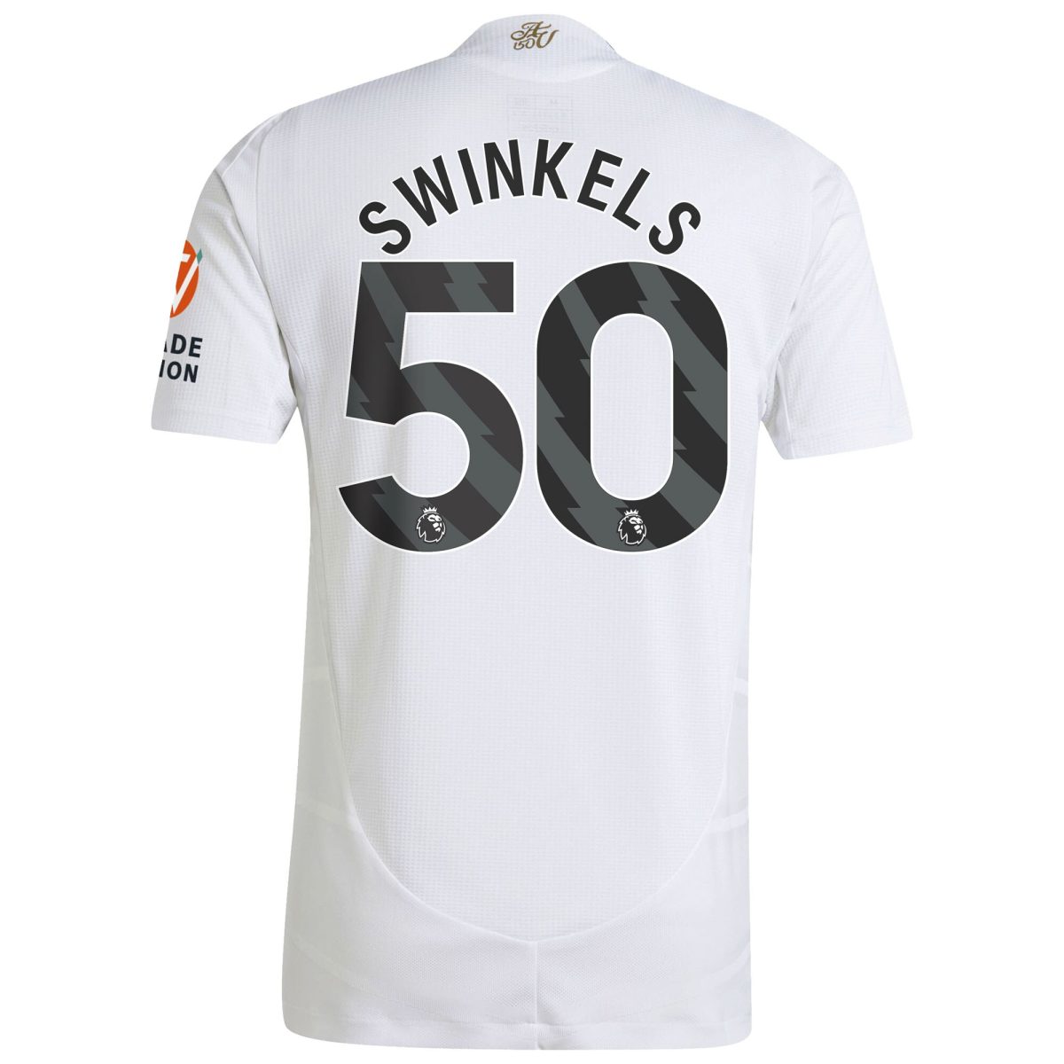 Aston Villa Shirts - aston villa adidas away authentic shirt 2024-25 with swinkels 50 printing Collection of Official Fan Gear