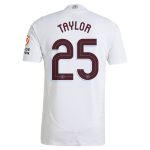 Aston Villa Shirts - aston villa adidas away authentic shirt 2024-25 with taylor 25 cup printing Collection of Official Fan Gear