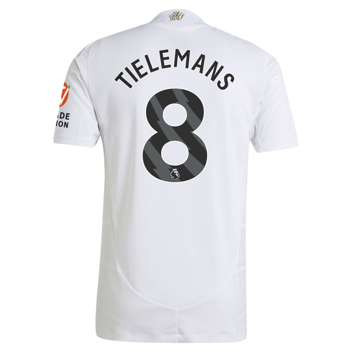 Aston Villa Shirts - aston villa adidas away authentic shirt 2024-25 with tielemans 8 printing Collection of Official Fan Gear