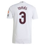 Aston Villa Shirts - aston villa adidas away authentic shirt 2024-25 with tomás 3 cup printing Collection of Official Fan Gear